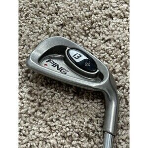 PING i3 Plus Golf Club Red Dot 6 Iron RH Stiff Flex Steel Shaft